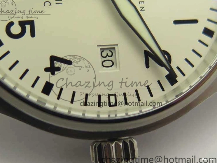 MIROTIME 0801 Efficient Mark XVIII Le Petit Prince IW327001 SS MKS 1:1 Best Edition White Dial On Leather Strap MIYOTA9015 V 7220